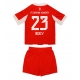 Bayern Munich Sacha Boey #23 Replike Domaci Dres za djecu 2025-26 Kratak Rukav (+ Kratke hlače)